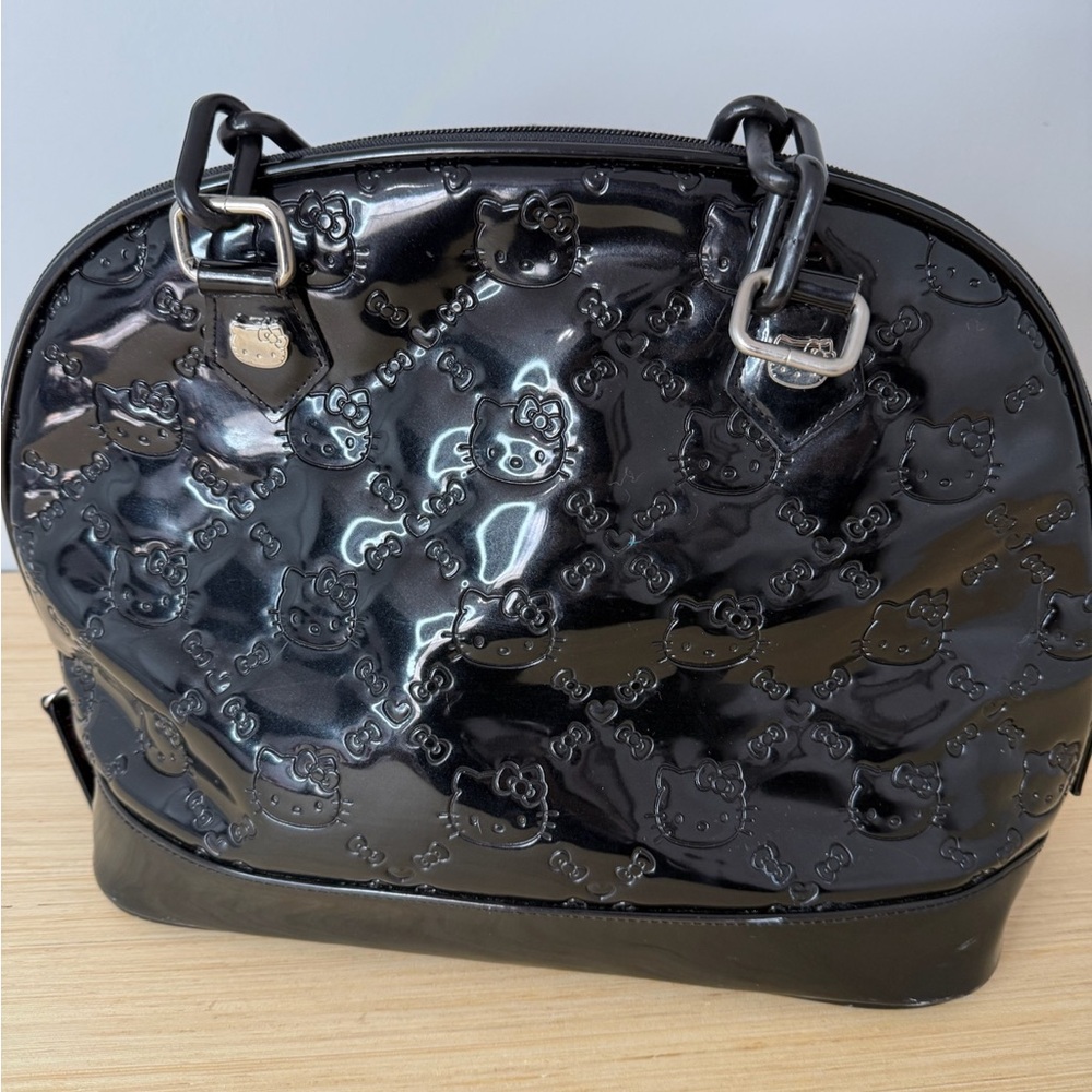 Loungefly Hello Kitty Black Embossed Women's Bag